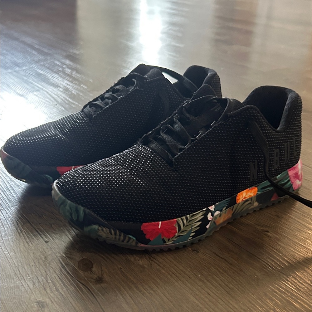 NOBULL Black Floral Women's Sneakers